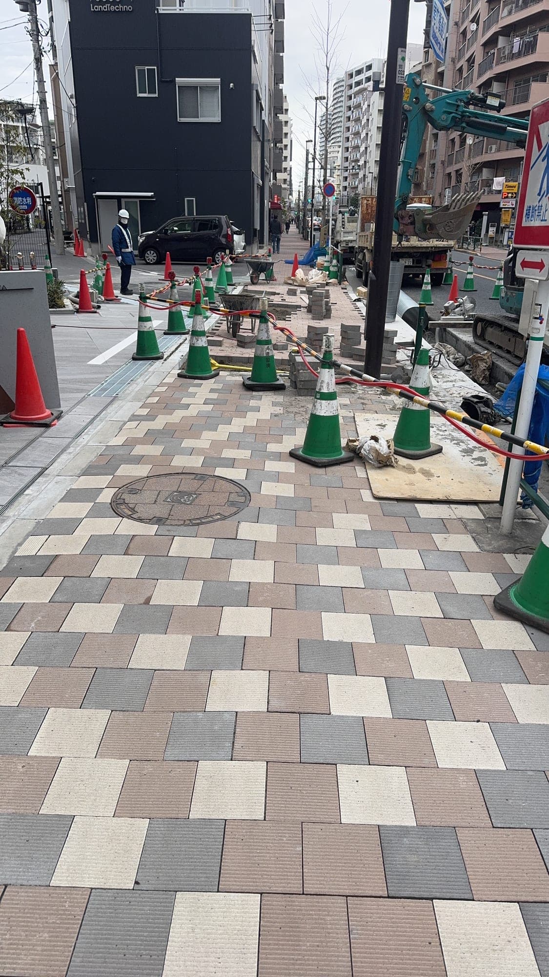 インターロッキング・歩道ブロック舗装工事